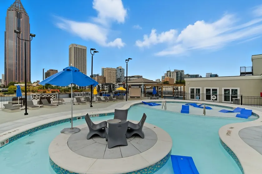 Skyline Pool Deck | Balcony Space | Midtown Stay - Image 1