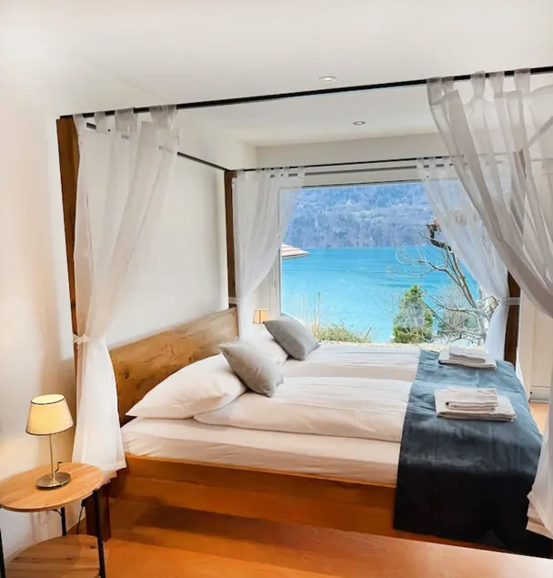 Luxury Lakeview Chalet with AC & SPA near Interlaken - Image 1