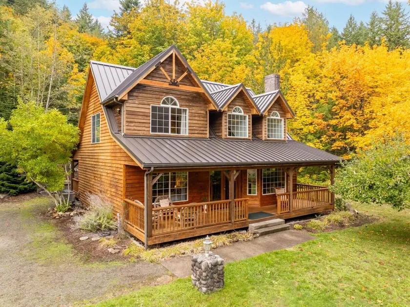 Custom Crafted Forest Retreat with Pond on 5 Acres - Image 1