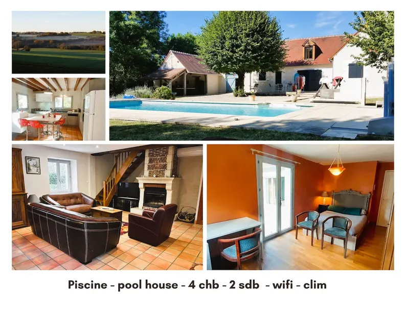 Baudres jolie maison 6-8 pers jardin pisicne wifi - Image 1