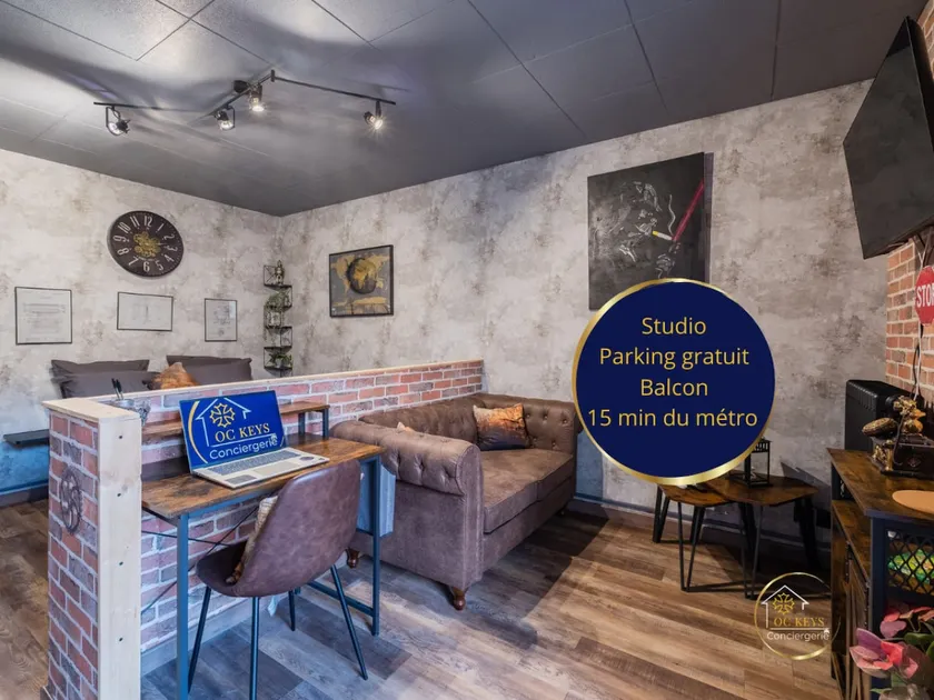 Cozy studio La Fabrique balcony & free parking - Image 1