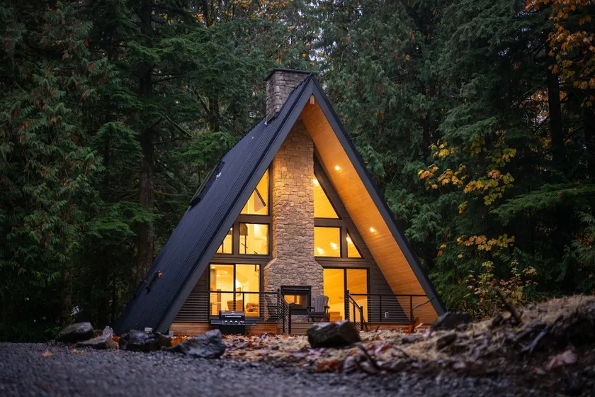 A-frame | Private Hot Tub + Sauna + Outdoor Shower - Image 1
