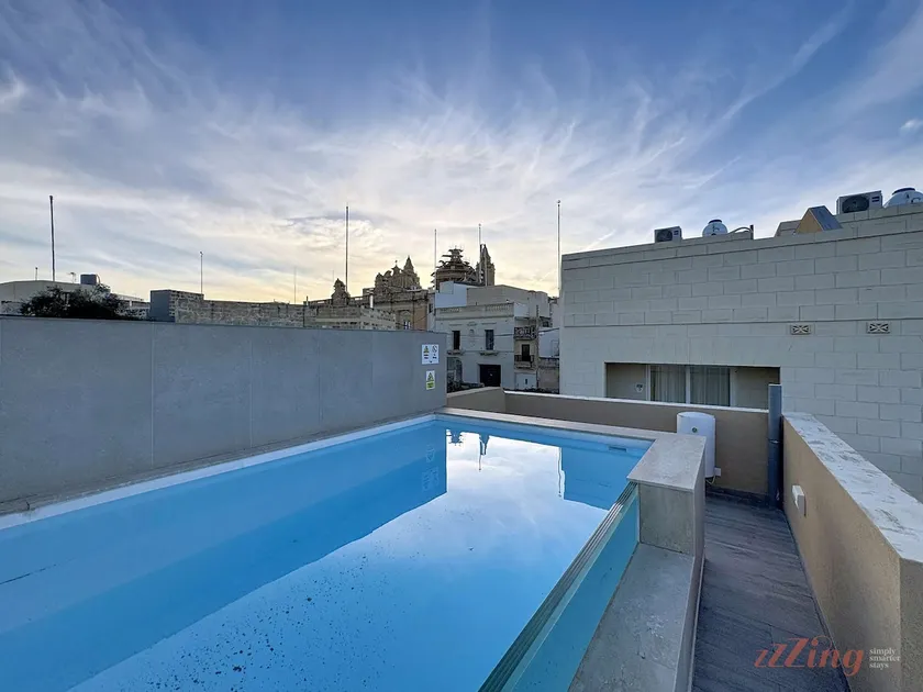 Rooftop 3BR with Plunge Pool & BBQ near Airport - Image 1