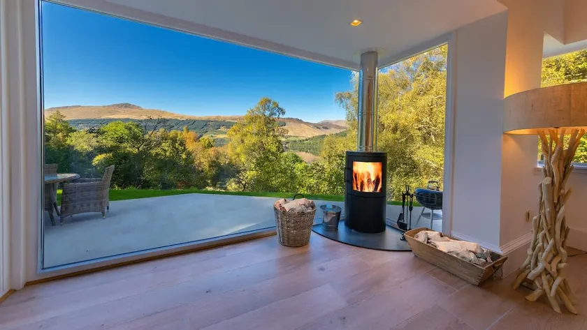The Tractor Shed- Elevated Hot Tub with Loch Views - Image 1