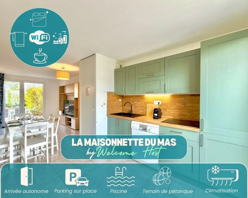La Maisonnette du Mas, 6 pers Piscine à Calvisson - Image 1