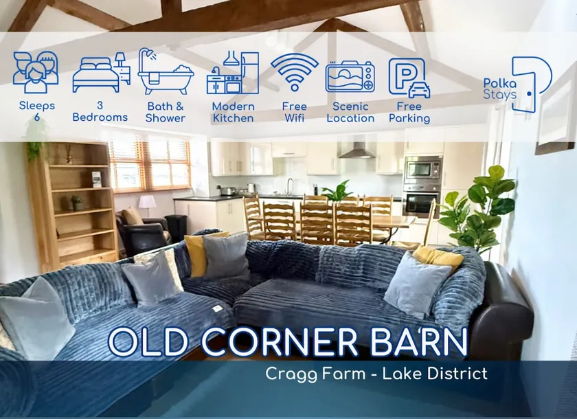 Old Corner Barn Lake District Escape by PolkaStays - Image 1