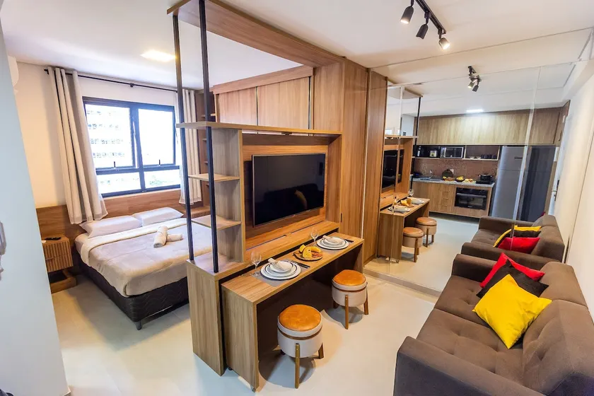 Equipped Apartment in SBC with A/C, Garage and Pool - Image 1