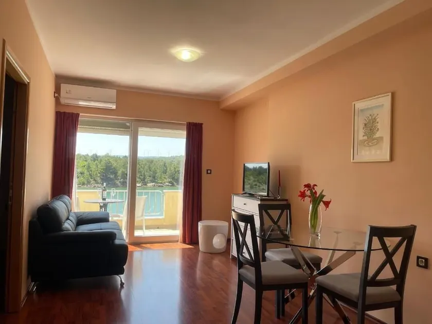 Pool-view 1-bedroom apartment in Obrovac - Image 1