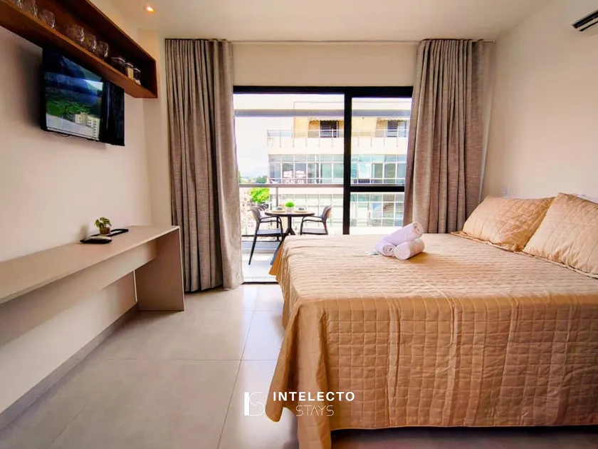 GO937-Apt 33. Studio in the heart of Poços with air conditioning - Image 1