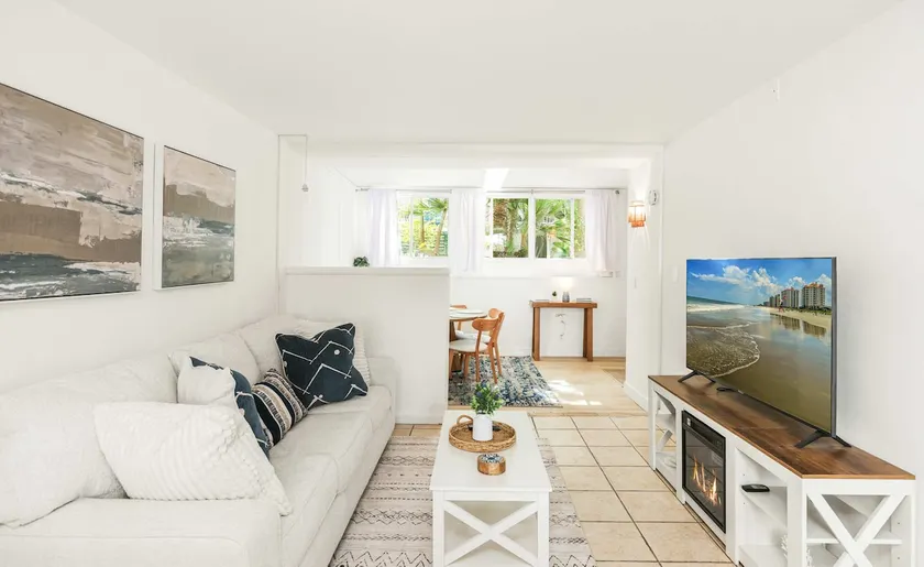 Walk to the Beach! Bright 2BR/2BA Coastal Retreat - Image 1