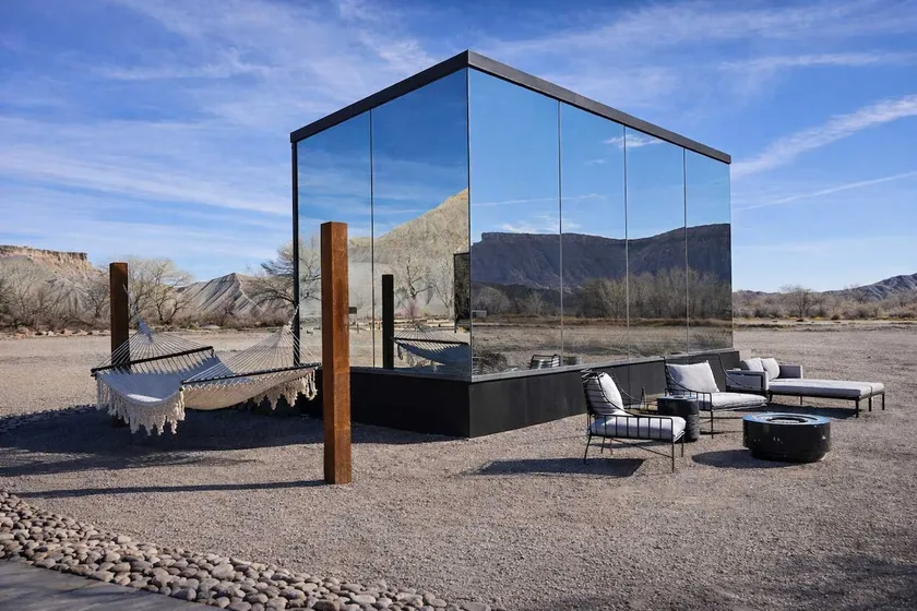 Luxury Glass Tiny House and Sauna - Image 1