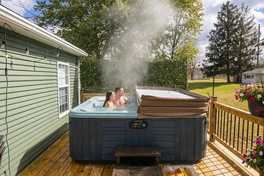 Barryton Lost Lake Hot Tub Dog Friendly - Image 1