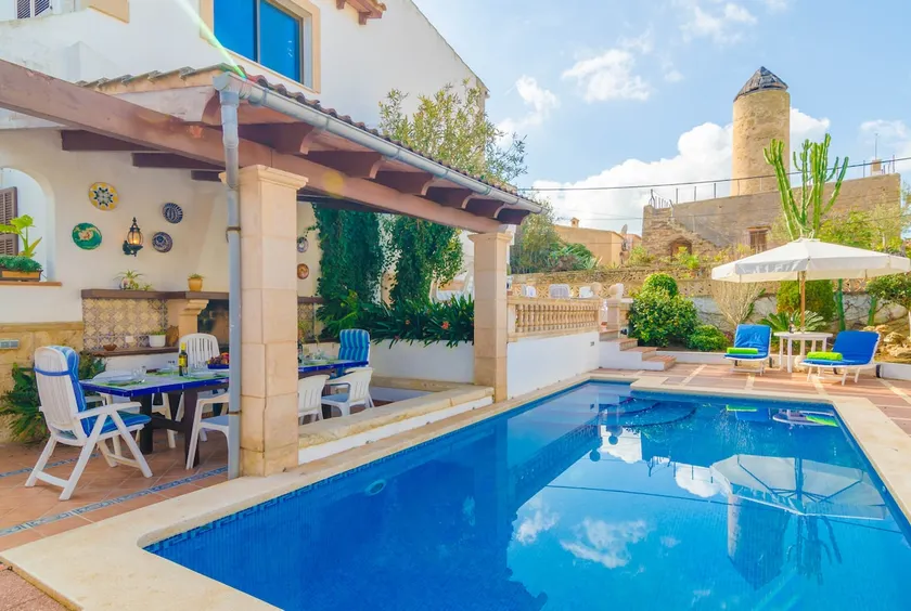 CAN NICOLAU - Ferienhaus mit privaten Pool 500 vom Strand entfernt in Colònia de San Pere - Image 1