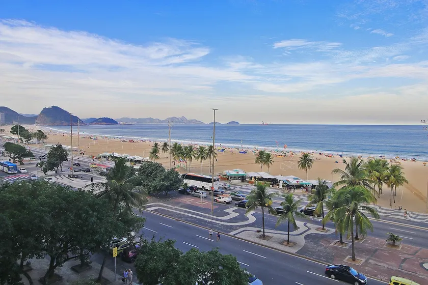 Panoramic view of Copacabana beach 15 people - Image 1