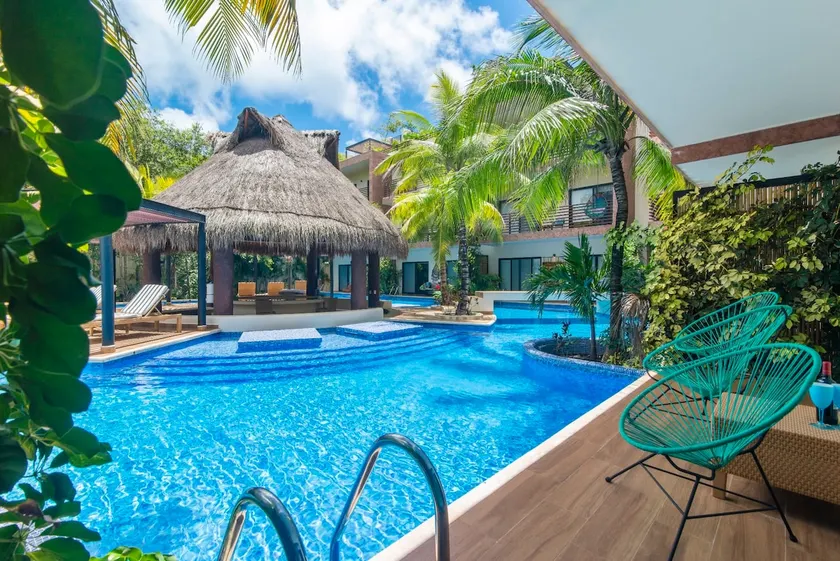 Encanto Azul Tulum apartmen-Swim-up Apt for 8 Bike - Image 1