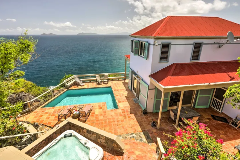St Thomas Cliffside Villa with Pool & Hot Tub! - Image 1