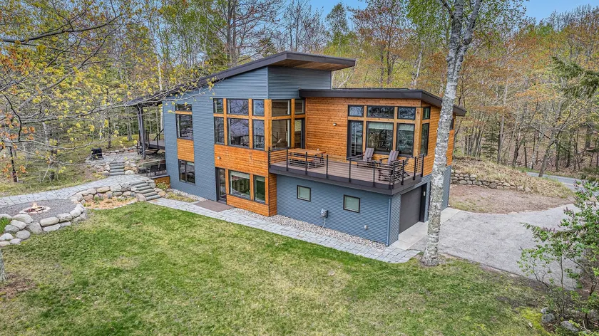 Moderne Luksus Hjem med Private Lake Michigan Beachfront - Image 1