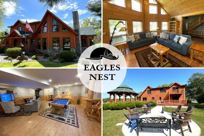 Adlernest @ Spring Brook Resort | Atemberaubendes Chalet | Rustikales Northwoods-Dekor - Image 1