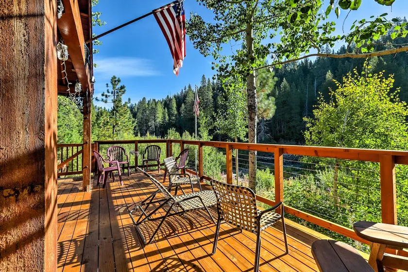 Rustic Riverfront Truckee Cabin w/ Deck & BBQ - Image 1