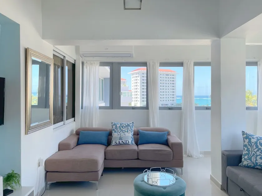 2BD Ocean View at Condado Beach+parking - Image 1