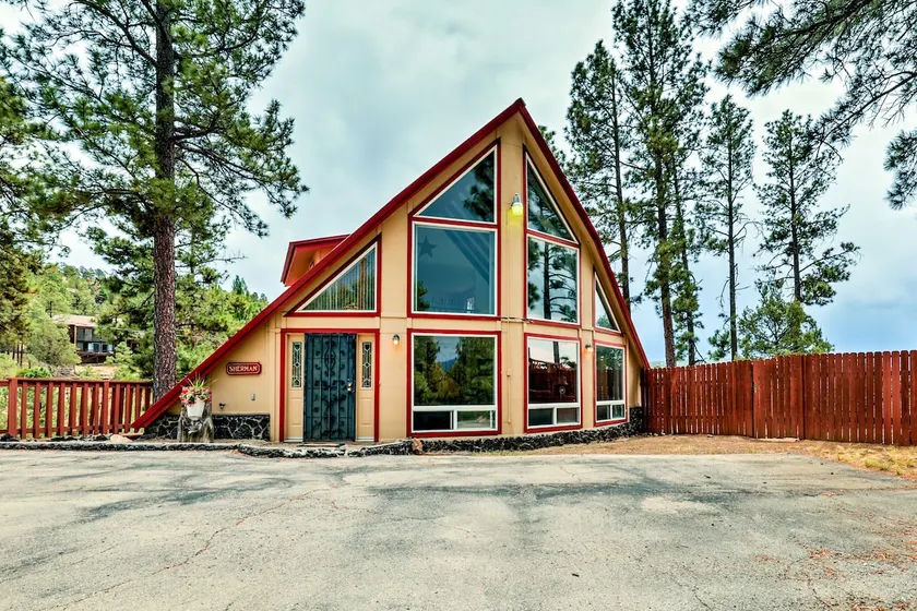 A-Frame Ruidoso Retreat w/ Deck, Grill & Views! - Image 1