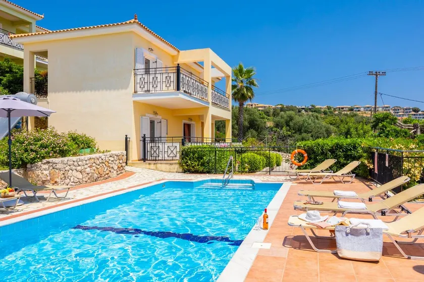 Blue Private Stone Villa Skala - Image 1