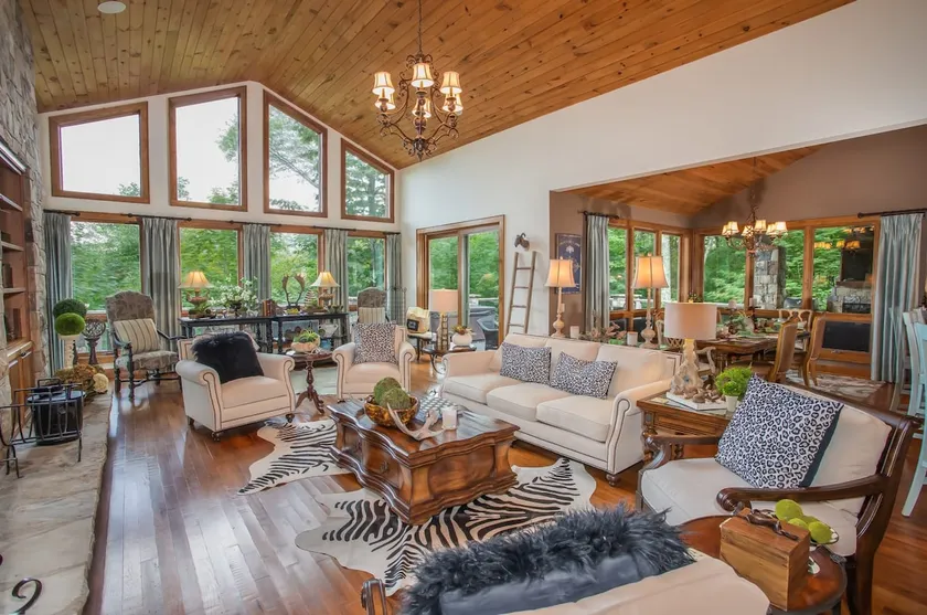 Lyx Mtn Home i Linville Ridge, 4BR sviter, utsikt, bubbelpool, nära sluttningar av socker Mtn - Image 1