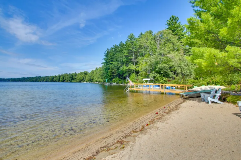 Panther Pond Cabin with 200 Ft Sand Beach and Dock - Image 1