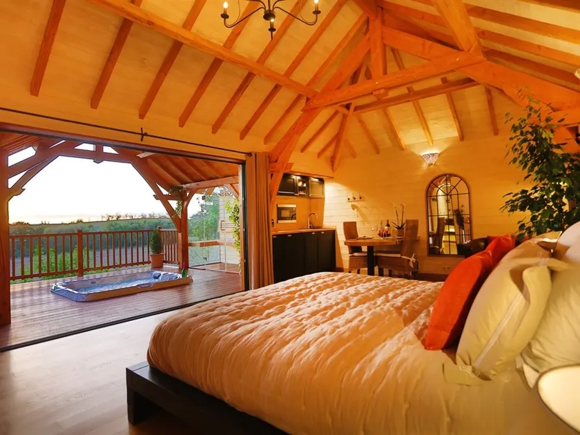 Log cabin-Deluxe-Bathroom with shower- - Image 1