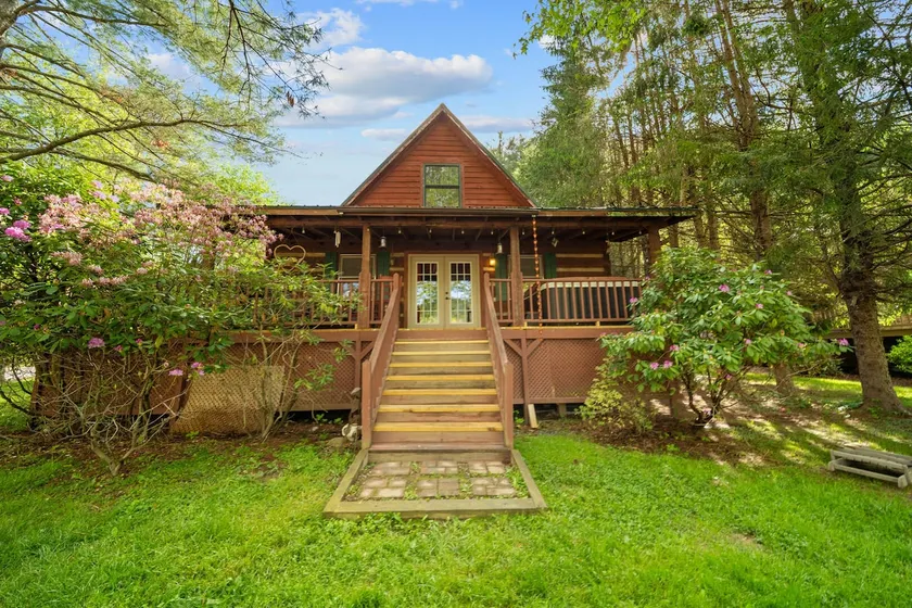 Bridgepoint Cabin: Walk to Watauga River, hot tub, play in the yard! - Image 1