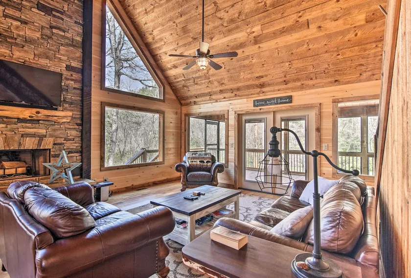 NY! Modern Murphy Cabin w / Nottely River Views! - Image 1