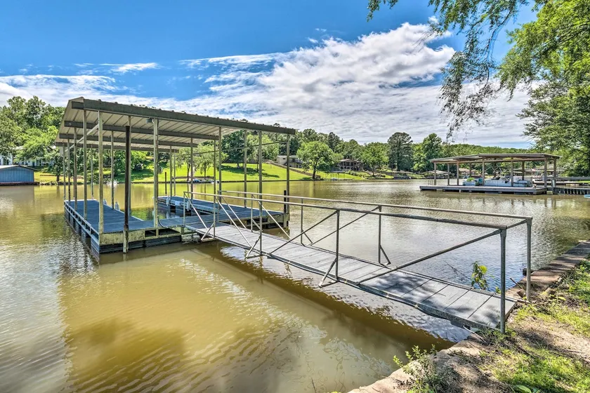 Updated Deck & Dock: Lakefront Home in Hot Springs - Image 1