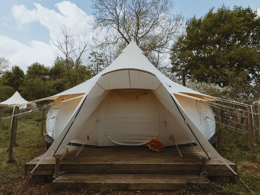 Elm - Lotus Belle Tent with Natural Swimming Pond - Image 1