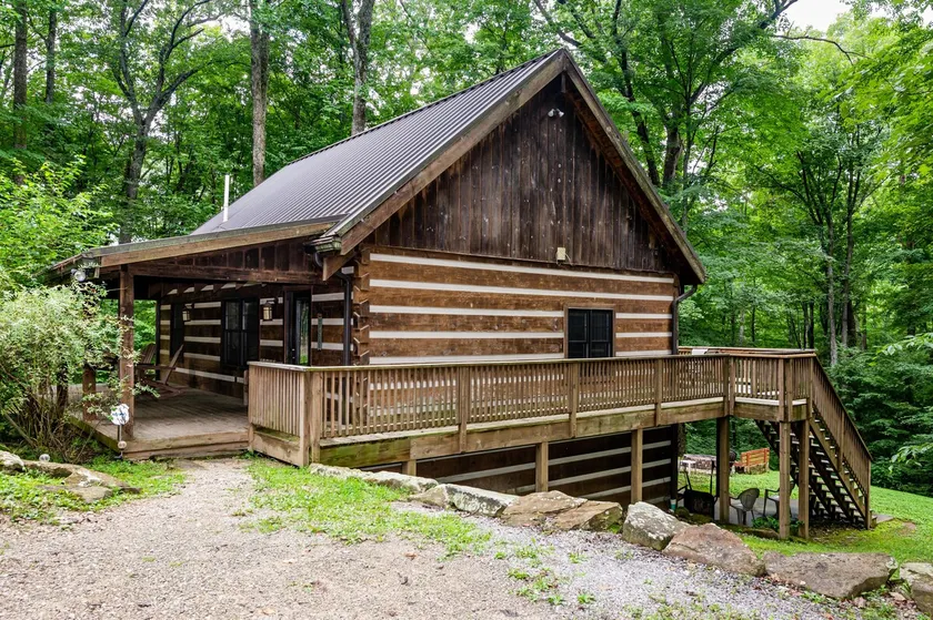Hickory Ridge Log Cabin | Hot Tub • Secluded - Image 1