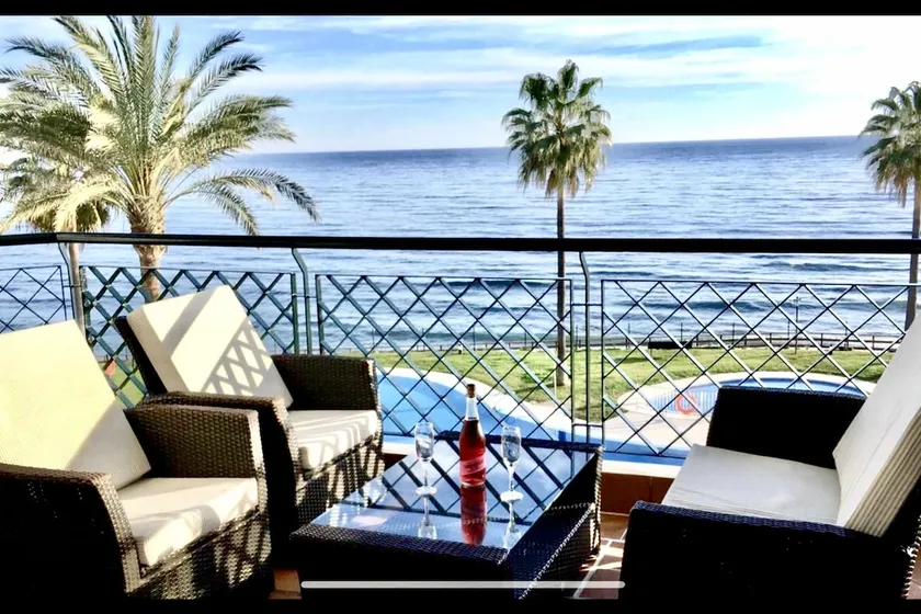 Voll ausgestattetes tolles Apartment mit Pool und Garten | Meerblick | Nah am Strand - Image 1