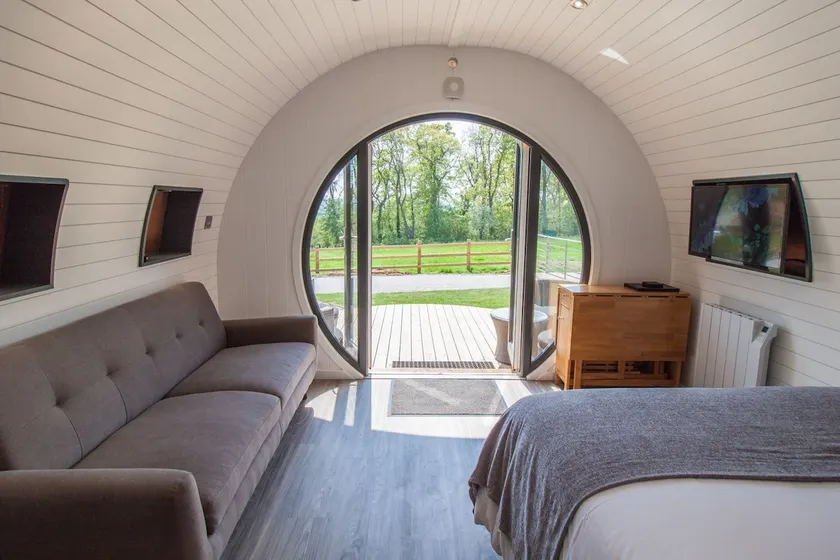 Snowdrop Family Glamping Pod | sleeps 4 - Gold Award winning - Image 1