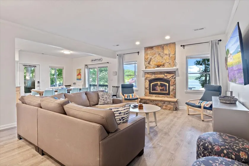Group Getaway w/ Dock! Lakefront Escape in Stover - Image 1