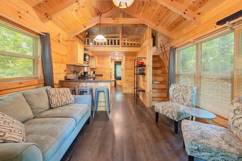 Eden Cabin Forested Tiny Home On Lookout Mtn - Image 1