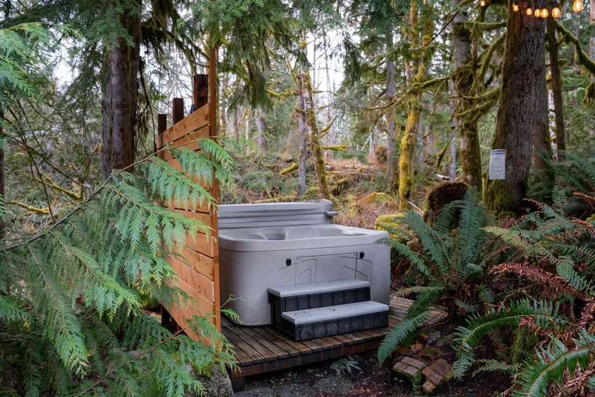 Hearthstone Cottage: hot tub deep in the woods w/ sounds of the creek - Image 1