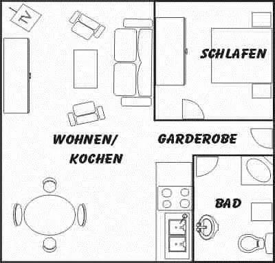 Apartment with barbeque & garden - Image 1