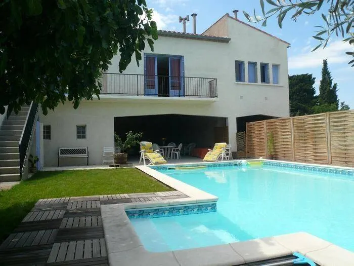 Holiday home with garden, barbecue & private pool | Pool view - Image 1