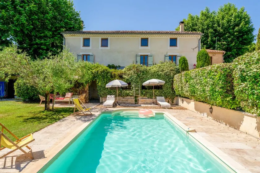 Holiday home with pool, terrace & garden | Garden view - Image 1