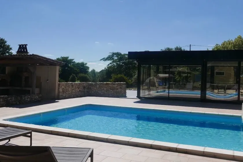 Villa with terrace, garden & BBQ | Pool view - Image 1