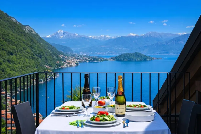 Agréable appartement de vacances convivial et familial avec terrasse et piscine | Vue sur l'eau - Image 1