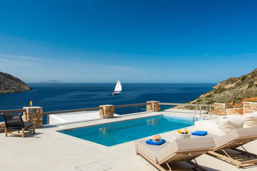 Villa avec barbecue, piscine privée et terrasse | Vue plage - Image 1