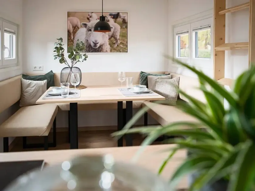 Holiday Home 'Tiny House Raum Käpsele' with Private Terrace, Wi-Fi and Air Conditioning - Image 1
