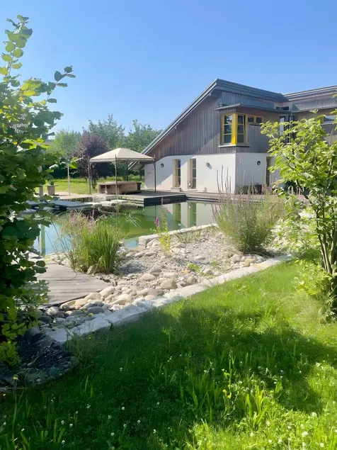 Ferienhaus mit Grill, Sauna und Pool | Gartenblick - Image 1