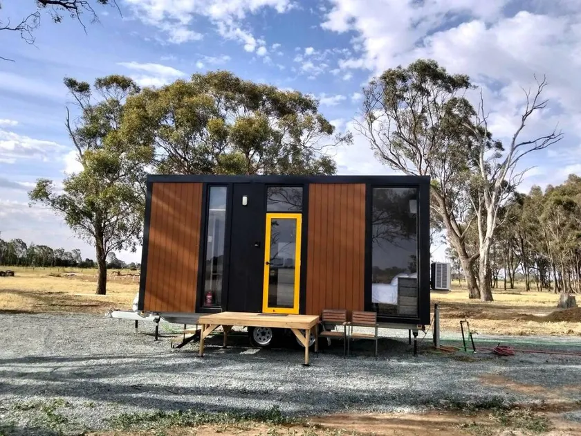 Nature Tiny House Getaway with Private Oasis Views in Girgarre, Australia - Image 1
