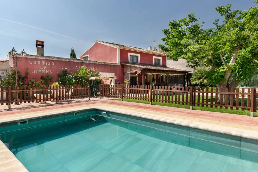 Holiday home with terrace, private pool & garden | Garden view - Image 1