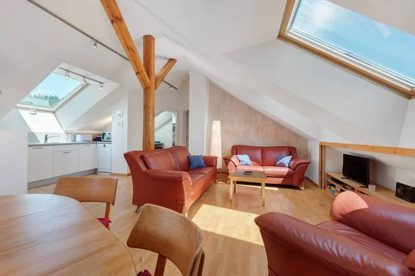 Apartment with barbeque, sauna & terrace | Garden view - Image 1